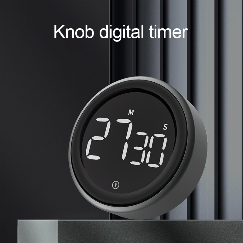 Timber Timer Digital Timer LCD Screen Electronic Rotation Timing Reminder Alarm ...