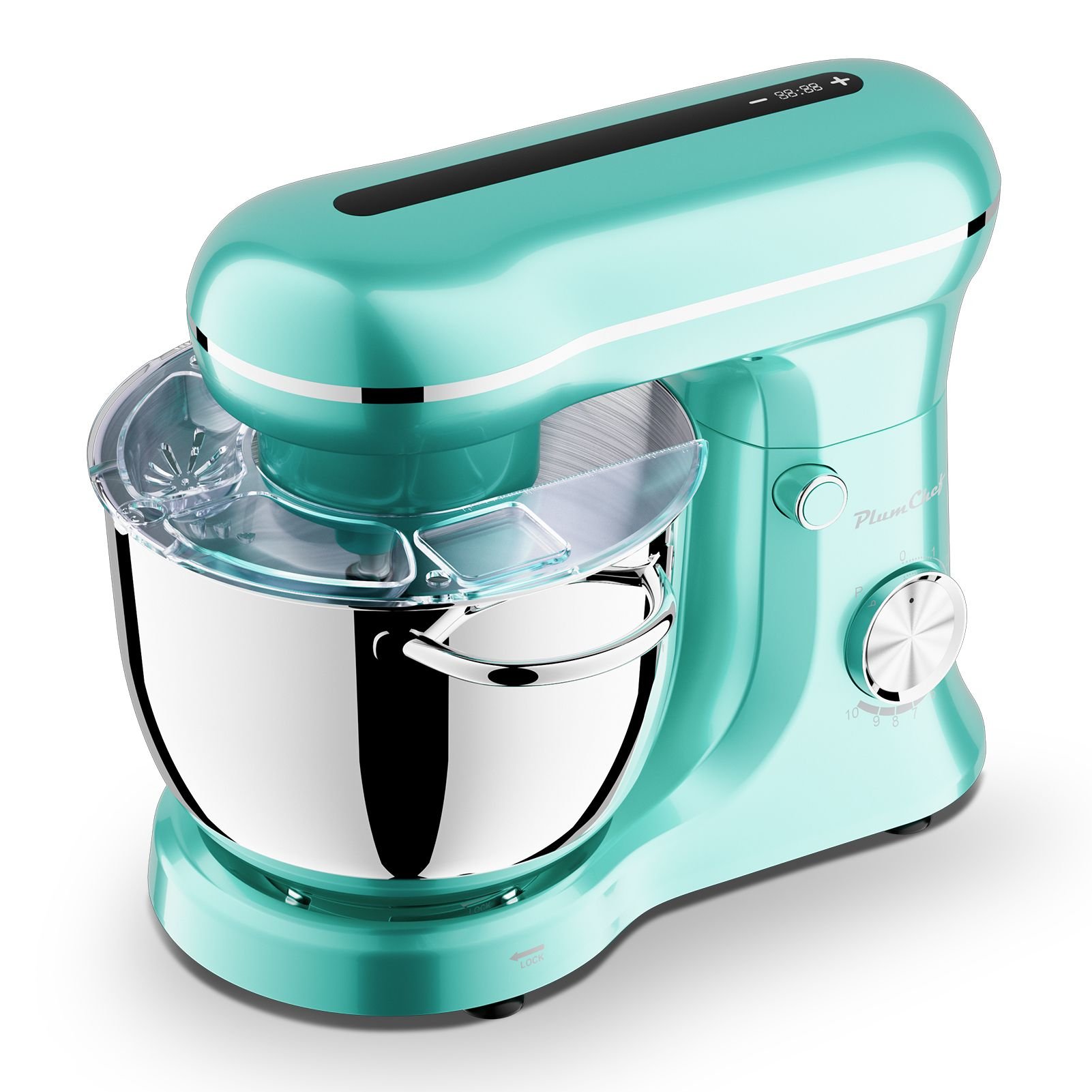 5L & 4.5L Dual Bowls Stand Mixer, 10 Speed Tilt-Head Food Mixer with ...